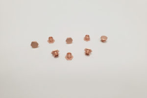 Hexagon Shaped Copper Plated Parts