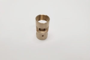 Brass CNC lathed part