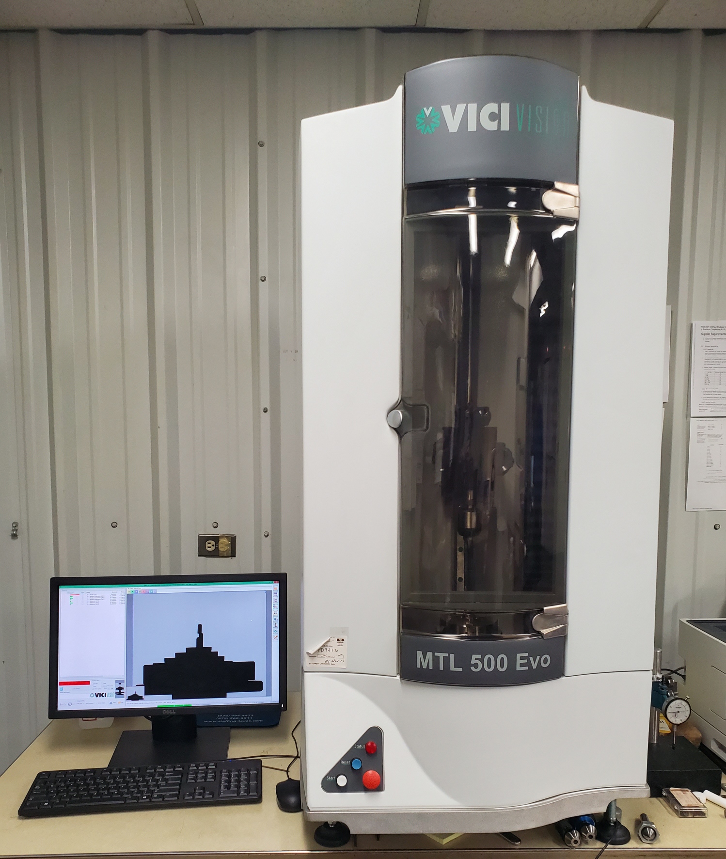 Optical Measuring Machine Quality Assurance